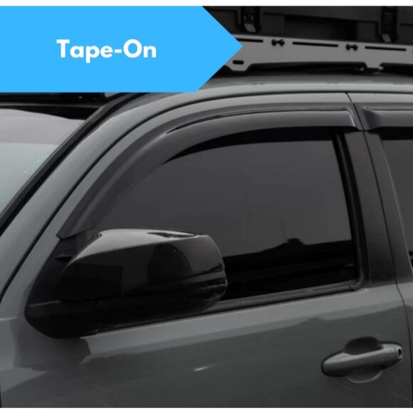 Vent Visors  2022-24 Nissan Frontier Crew Cab - Window Rain Guards (4) BRAND NEW - Picture 8 of 8